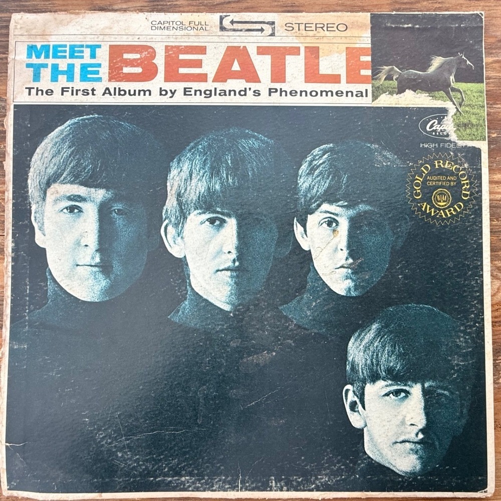 Meet The Beatles! 1964 Stereo ST-2047 Capitol Records LP‎ – Vintage Vinyl Album